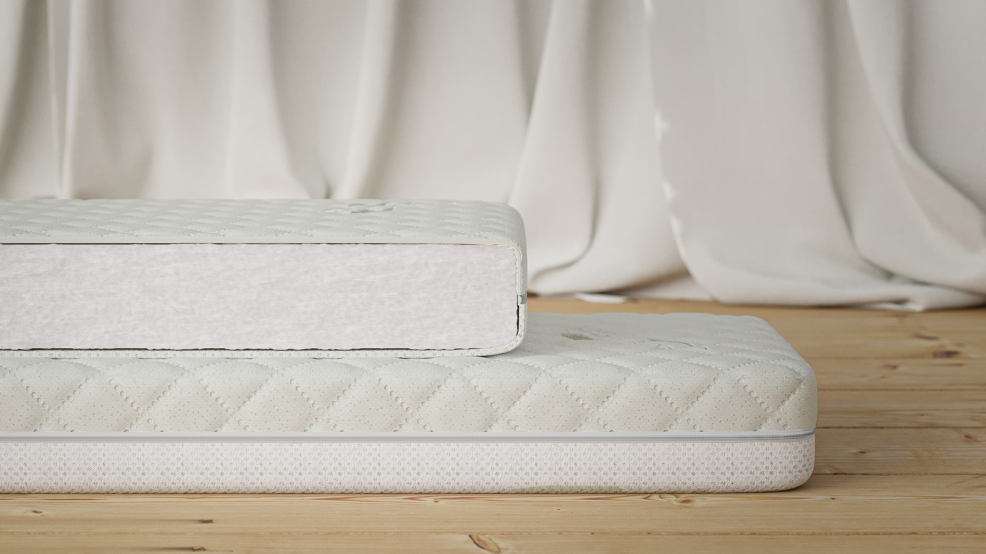 Subtle Aloe Vera Comfort ECO Fibre Cot Mattress